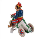 Vintage Mechanical Clockwork Windup Metal Monkey Riding A Car Tin Toy Gifts