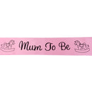 Baby Shower Party Charms Mum To Be Written Sash Women Clothing Accessory Pink