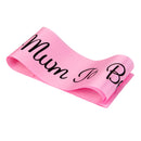 Baby Shower Party Charms Mum To Be Written Sash Women Clothing Accessory Pink
