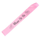 Baby Shower Party Charms Mum To Be Written Sash Women Clothing Accessory Pink