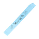 Baby Shower Party Charms Mum To Be Written Sash Women Clothing Accessory Blue
