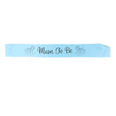 Baby Shower Party Charms Mum To Be Written Sash Women Clothing Accessory Blue