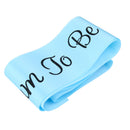 Baby Shower Party Charms Mum To Be Written Sash Women Clothing Accessory Blue