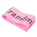 Baby Shower Party Charms Grandma To Be Written Sash Women Clothing Accessory Pink