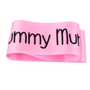 Baby Shower Party Charms Yummy Mummy To Be Written Sash Women Clothing Accessory Pink