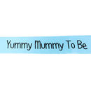 Baby Shower Party Charms Yummy Mummy To Be Written Sash Women Clothing Accessory Blue