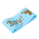 It is a Boy Satin Sash for Baby Shower Party Blue