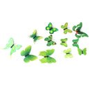 SET OF 12PCS Artificial Beautiful Home Party Wedding Office DIY Decoration Craft Supplies Multicolor