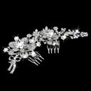 Bridal Wedding Rhinestone Flower Hair Comb