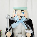 15.74 inch Wooden Nutcracker Soldier Statue Christmas Toy Gift Decor Collectible