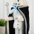 15.74 inch Wooden Nutcracker Soldier Statue Christmas Toy Gift Decor Collectible
