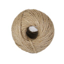 60M Twisted Burlap Jute Twine Rope Natural Hemp Linen Cord String for Card Making Craft Project Scrapbooking DIY Gift Decor 2mm