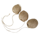 60M Twisted Burlap Jute Twine Rope Natural Hemp Linen Cord String for Card Making Craft Project Scrapbooking DIY Gift Decor 2mm