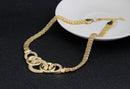 Fashion Women Necklace Earring Bracelet Ring Set Wedding Party Jewelry Sets