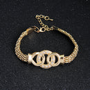 Fashion Women Necklace Earring Bracelet Ring Set Wedding Party Jewelry Sets