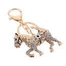 Fashionable Crystal Horse Charms Pendant Keyring Keychain Handbag Purse DIY Car Key Decor Ornaments
