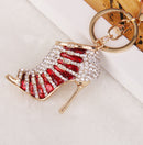 Fashionable Creative High Heels Design Charms Pendant Keyring Keychain Handbag Purse Hanging DIY Car Key Decor Ornaments Red