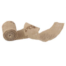 Roll Of 2M Beautiful Christmas Tree Pattern Burlap Ribbon Craft Home Christmas Gift Brown Coffee