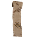 Roll Of 2M Beautiful Christmas Tree Pattern Burlap Ribbon Craft Home Christmas Gift Brown Coffee