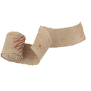 Roll Of 2M Beautiful Christmas Tree Pattern Burlap Ribbon Craft Home Christmas Gift Brown Red