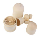 10x DIY Unpainted Wooden Blank Embryos Russian Nesting Dolls Matryoshka Toy