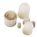 5pcs Unpainted Blank Wooden Russian Nesting Dolls Matryoshka DIY Craft 5.7in
