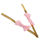 Lovely Cute Ribbon Bowknot Design Metallic Twist Ties Wedding Birthday Party Supplies PACK OF 50PCS Pink