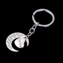Cute Unique Design Co Workers Sisters Family Friends Key Ring Party Wedding Banquet Xmas Diwali Gift Silver Grandpa
