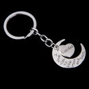 Cute Unique Design Co Workers Sisters Family Friends Key Ring Party Wedding Banquet Xmas Diwali Gift Silver Grandpa