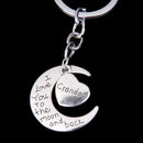 Cute Unique Design Co Workers Sisters Family Friends Key Ring Party Wedding Banquet Xmas Diwali Gift Silver Grandpa
