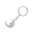 Cute Unique Design Co Workers Sisters Family Friends Key Ring Party Wedding Banquet Xmas Diwali Gift Silver Dad