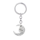 Cute Unique Design Co Workers Sisters Family Friends Key Ring Party Wedding Banquet Xmas Diwali Gift Silver Dad