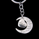 Cute Unique Design Co Workers Sisters Family Friends Key Ring Party Wedding Banquet Xmas Diwali Gift Silver Dad