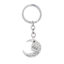 Cute Unique Design Co Workers Sisters Family Friends Key Ring Party Wedding Banquet Xmas Diwali Gift Silver Dad