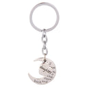 Cute Unique Design Co Workers Sisters Family Friends Key Ring Party Wedding Banquet Xmas Diwali Gift Silver Daughter
