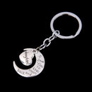 Cute Unique Design Co Workers Sisters Family Friends Key Ring Party Wedding Banquet Xmas Diwali Gift Silver Daughter