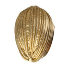 Men Women Fashionable Stretchable Elastic Turban Pleated Bonnet Head Wrap Cap Yoga Hat Headwear Gift Gold