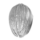 Men Women Fashionable Stretchable Elastic Turban Pleated Bonnet Head Wrap Cap Yoga Hat Headwear Gift Silver