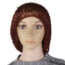 1x Women Soft Rayon Snood Hair Net Fashion Crochet Hairnet Cap Brown