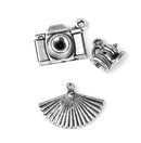 Men Women Mixed Shapes Charms Pendant For Necklace Bracelets Anklet Jewelry Making Accessory PACK OF 14PCS
