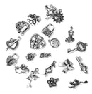 Men Women Mixed Shapes Charms Pendant For Necklace Bracelets Anklet Jewelry Making Accessory PACK OF 20PCS