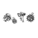 Men Women Mixed Shapes Charms Pendant For Necklace Bracelets Anklet Jewelry Making Accessory PACK OF 20PCS