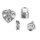Men Women Mixed Shapes Charms Pendant For Necklace Bracelets Anklet Jewelry Making Accessory PACK OF 20PCS