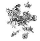 Men Women Mixed Shapes Charms Pendant For Necklace Bracelets Anklet Jewelry Making Accessory PACK OF 25PCS