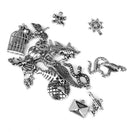 Men Women Mixed Shapes Charms Pendant For Necklace Bracelets Anklet Jewelry Making Accessory PACK OF 20PCS