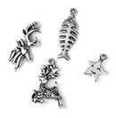 Men Women Mixed Shapes Charms Pendant For Necklace Bracelets Anklet Jewelry Making Accessory PACK OF 20PCS