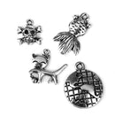 Men Women Mixed Shapes Charms Pendant For Necklace Bracelets Anklet Jewelry Making Accessory PACK OF 20PCS