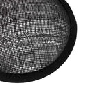 Black Round Sinamay Base 13cm for Hat Fascinators Headpieces Millinery DIY