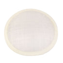 Round Shape Hat Base Fascinator Headpieces Base Costume Making Head Dress Millinery Craft DIY Beige