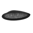 Fashionable Teardrop Shape Hat Base Fascinator Headpieces Base Costume Making Head Dress Millinery Craft DIY Black